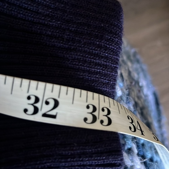 NWOT! Unisex Wool and Suede Baseball Jacket. No size but measurements in photos - Picture 11 of 13